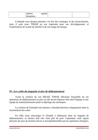 Rapport destagesurtransportinternationaltransitetlogistiquegr…