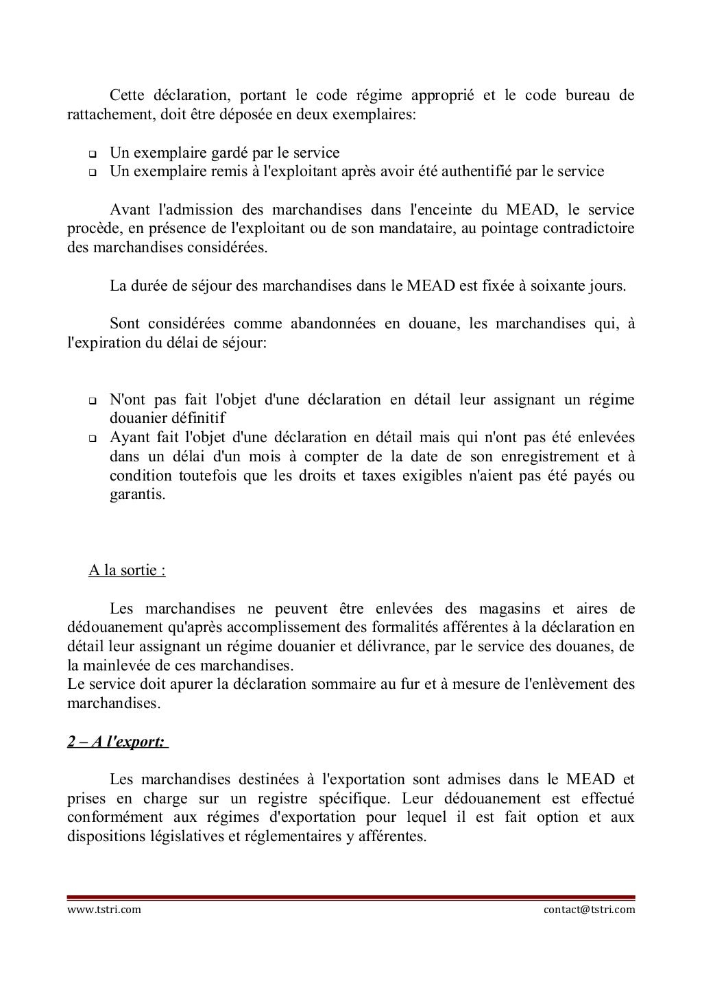 Rapport destagesurtransportinternationaltransitetlogistiquegr…