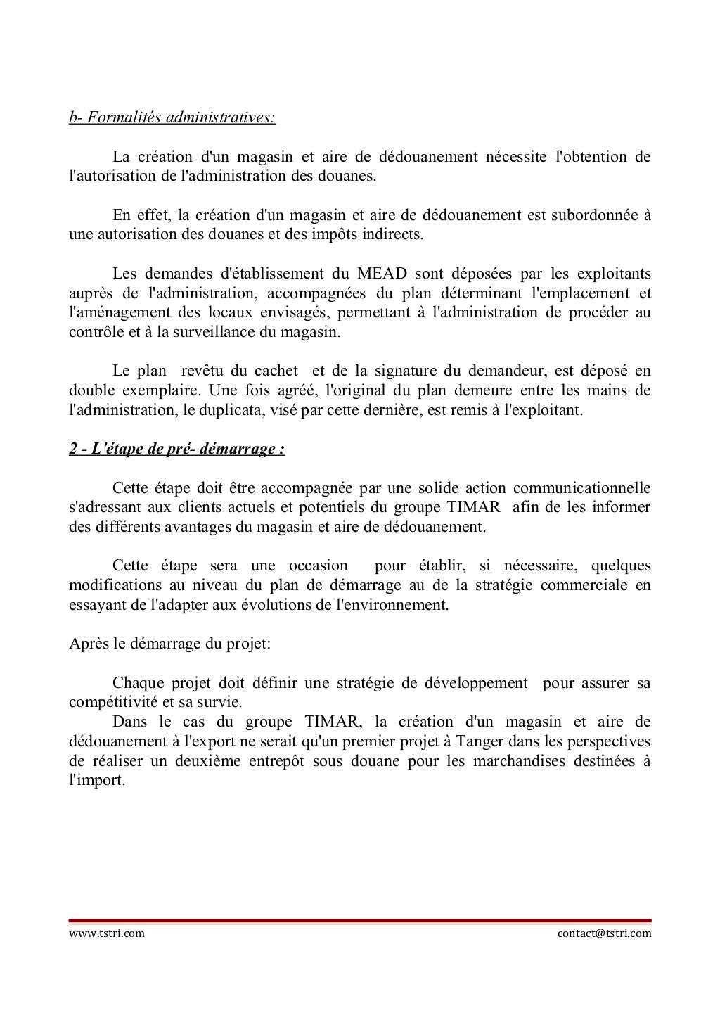 Rapport destagesurtransportinternationaltransitetlogistiquegr…