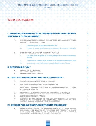 Ess Forme Étude Stratégique sur l’Économie Sociale et Solidaire en Tunisie | PDF