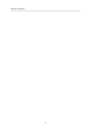GROUPE D’EXPERTS




                   2
 