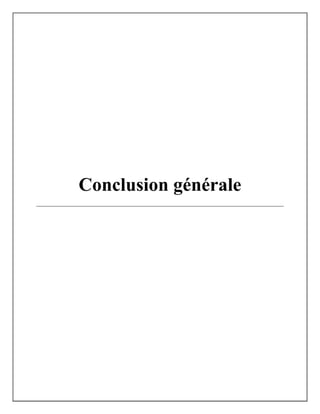 Conclusion générale
 