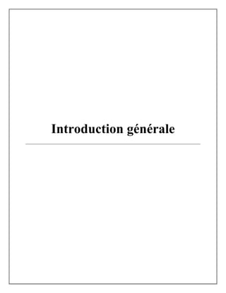 Introduction générale
 