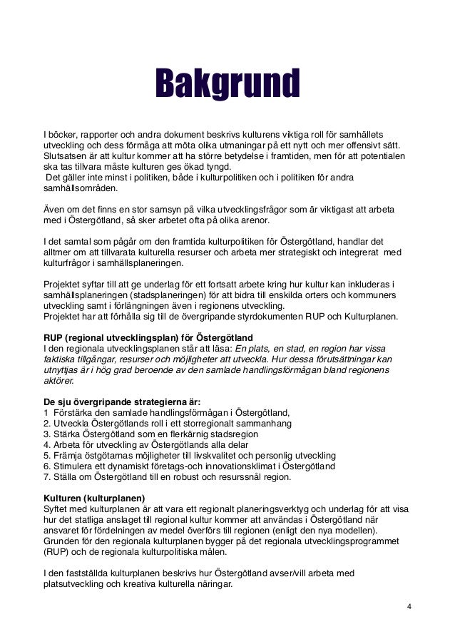 Rapport fördjupad dialog om kultur och samhällsutveckling