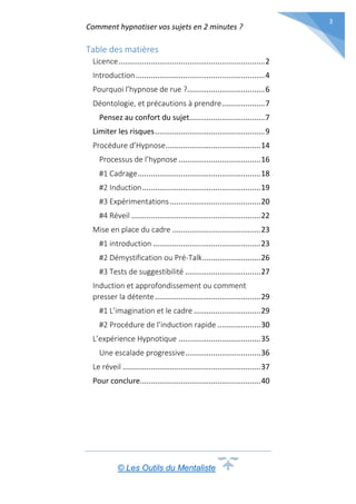 Rapport Hypnose