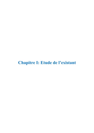 Chapitre I: Etude de l’existant
 