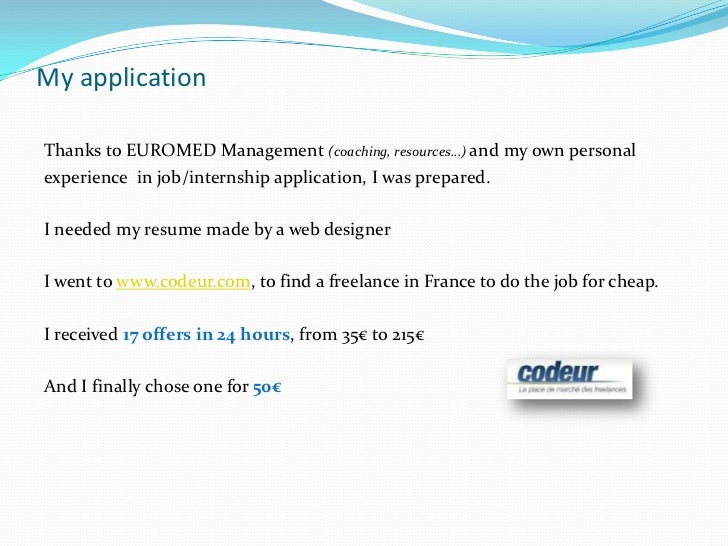 Rapport stage - Rudy Turinay - Euromed Management