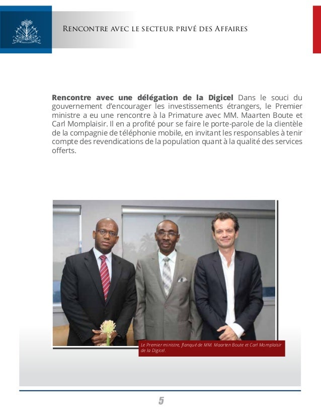 Première rencontre avec ses employés