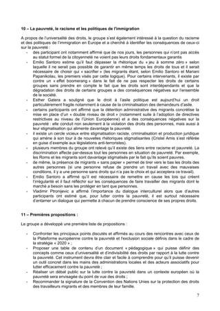 Rapport 27-28 january fr