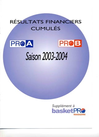 Rapport d'activite 2003-2004