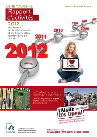 Rapport activites 2012_aisne_tourisme_ADRT