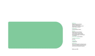 Édité par :
Département de la Drôme
Hôtel du Département
26 avenue du Président Herriot
26026 Valence Cedex 9
Réalisation :
Communication interne
Photos :
Département de la Drôme
(Claire Matras, Francis Rey),
Cyril Crespeau, Patrick Gardin,
Emmanuel Georges, Lionel Pascal,
Juan Robert,
Couverture : Cyril Crespeau
Création graphique :
jarticule
Maquette :
Longisland.fr
Impression :
Service reprographie du Département,
imprimé sur papier contenant du bois
issu de forêts durablement gérées
Édition juin 2019
 