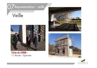 Représentation - veille
Veille
154
07
Visite du CERIB -
11 février – Epernon
 