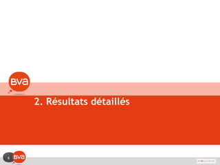 6
2. Résultats détaillés
 