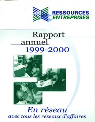 Rapport annuel 1999 2000