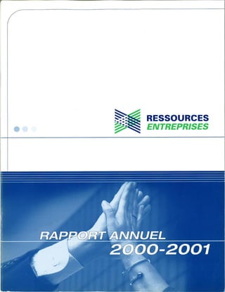 Rapport annuel  2000 2001