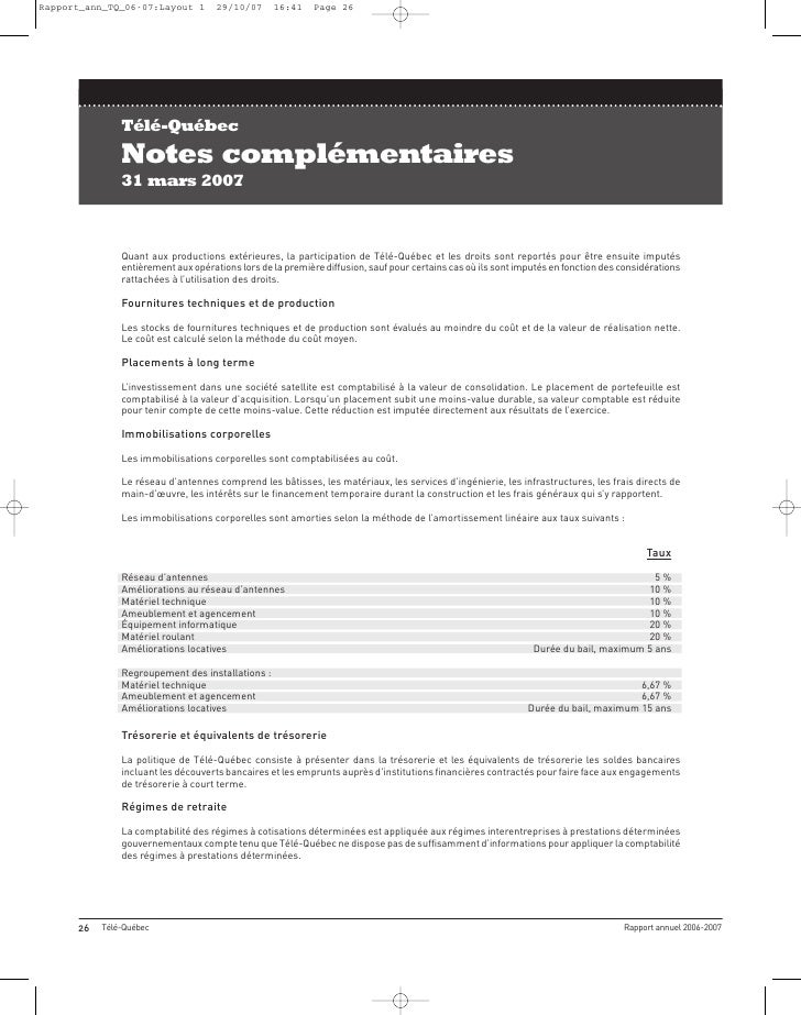Rapport Annuel 2006 2007