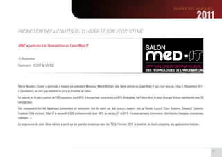 Rapport annuel 2011   maroc numericcluster