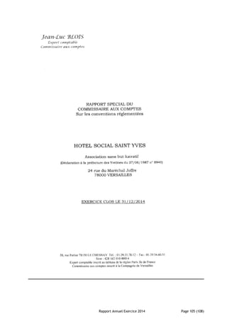 Rapport Annuel Exercice 2014 Page 105 (108)
 
