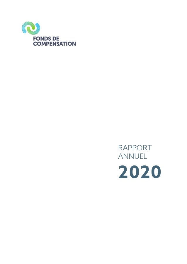 Rapport annuel 2020
RAPPORT
ANNUEL
2020
 