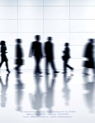 RAPPORT2013SURL’ÉCONOMIEDELAVAL	LAVALTECHNOPOLE
20
1555, boulevard Chomedey, bureau 100, Laval (Québec) H7V 3Z1 CANADA
Téléphone: 450 978-5959 | Télécopieur : 450 978-5970
Courriel : info@lavaltechnopole.com | Internet : lavaltechnopole.com
 