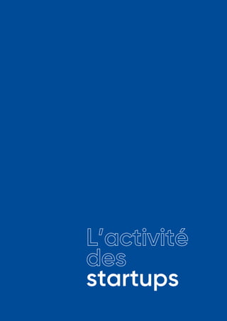 Rapport Annuel | 2020
55
L’activité
des
startups
 