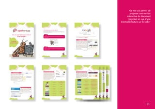 «Je me suis permis de
proposer une version
intéractive du document
(animée) en vue d’une
éventuelle lecture sur le web.»

11

 