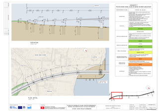 ZARZOUNA
4+500
5+000
5+500
6+000
6+500
4+640.00
L=2070.000m
6+710.00
5+000
4+640.00
L=2070.000m
ZARZOUNA
VARIANTE F.
FRANCHISSEMENT DU CANAL
DESCRIPTION
NAVIGATION
la cimenterie.
300 millions de DNT
fondation.
tablier.
MINIMUM
TEMPS DE CONSTRUCTION
33 moins
PLUS CORT
MINIMUM / MOYEN
BESOINS D'ENTRETIEN ET
EXIGENCES D'INSPECTION
MOYEN
CONSTRUCTION
MOYEN
treillis.
SIGNATUREMODIFICATIONS
C
DATE
A
B
INDICE
D
ENTRE L'AUTOROUTE A4 ET LA VILLE DE BIZERTE
DATE
FEUILLE : DE :
CONSULTANT : PROMOTEUR :POUVOIR ADJUDICATEUR :
REPUBLIQUE TUNISIENNE
TA2012008 TN F10
MAI 2014
1202
12562.50
TEC-4/LCI
TEC-4/LCI
OUVRAGE D'ART PRINCIPAL EN VIADUC
FUSEAU 4
VARIANTE F. PLAN ET LONGITUDINALE (1/3)
1:1250-A1
APS_7.1.8
-
-
 