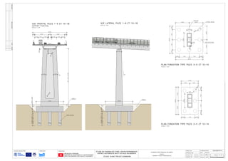SIGNATUREMODIFICATIONS
C
DATE
A
B
INDICE
D
ENTRE L'AUTOROUTE A4 ET LA VILLE DE BIZERTE
DATE
FEUILLE : DE :
CONSULTANT : PROMOTEUR :POUVOIR ADJUDICATEUR :
REPUBLIQUE TUNISIENNE
TA2012008 TN F10
MAI 2014
1206
1050
TEC-4/LCI
TEC-4/LCI
OUVRAGE D'ART PRINCIPAL EN VIADUC
FUSEAU 4
VARIANTE F. PILES ET FONDATIONS (2/3)
1:200-A1
APS_7.1.8
-
-
 