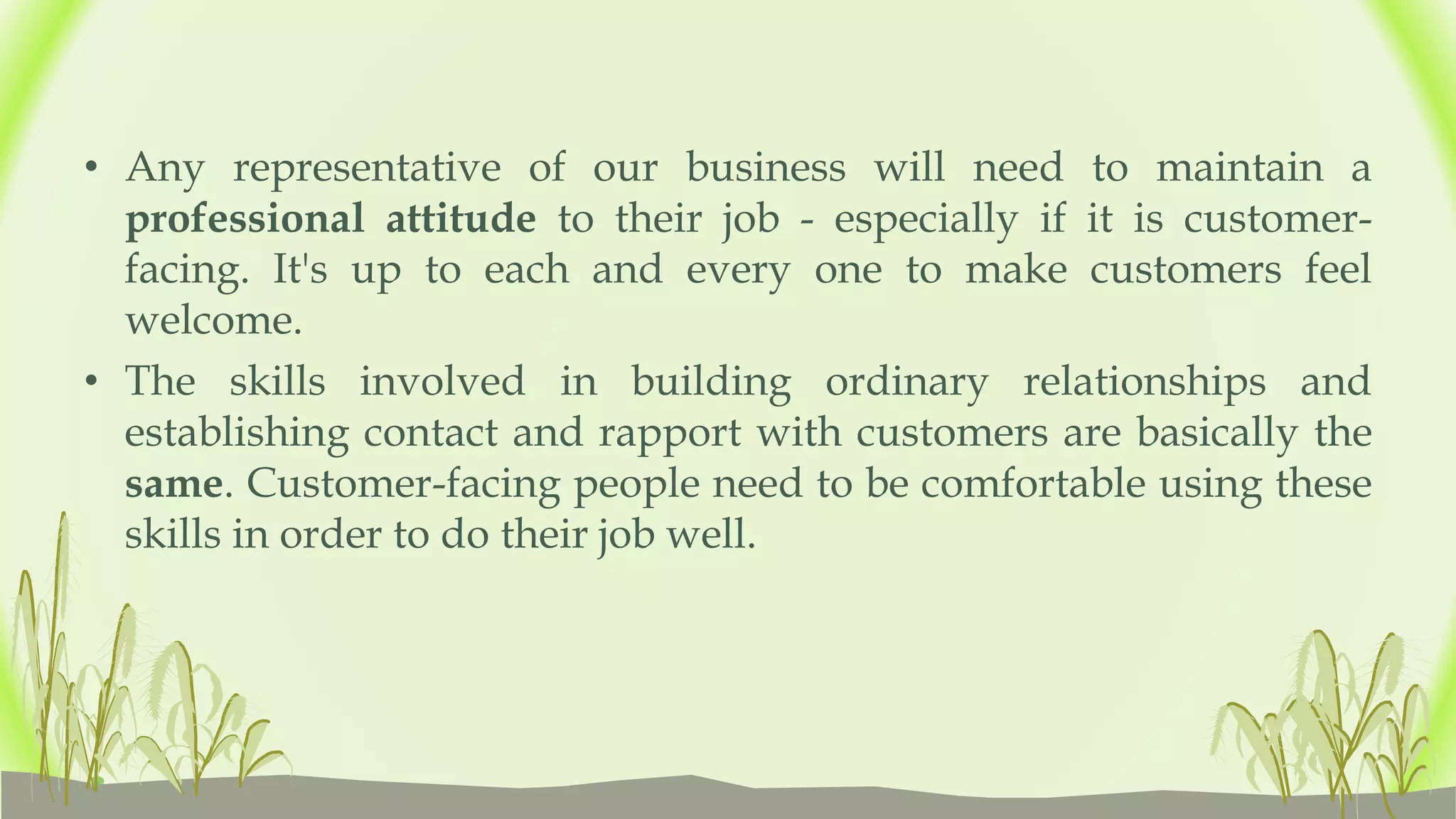 Rapport building | PPTX