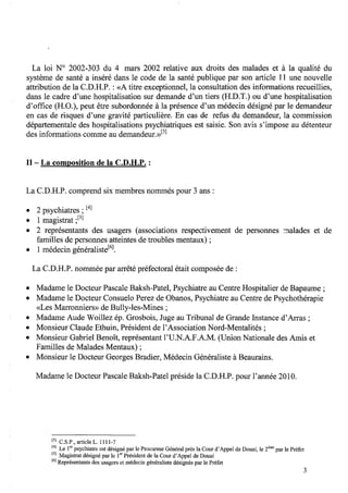 Rapport 2010 CDHP du Pas de Calais