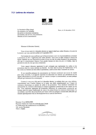 7.3 Lettres de mission




                         55
 