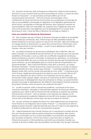 Rapport commission afrique tony blair