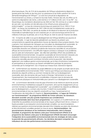 Rapport commission afrique tony blair