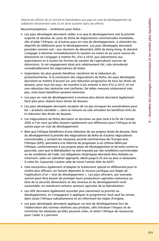 Rapport commission afrique tony blair