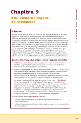 Rapport commission afrique tony blair