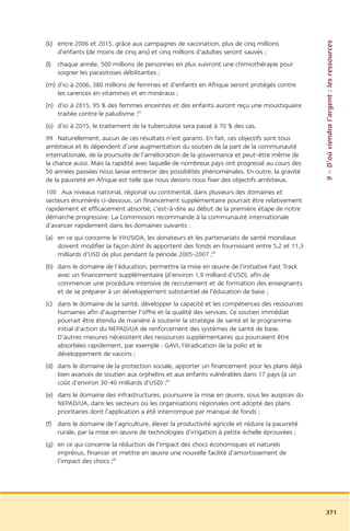 Rapport commission afrique tony blair