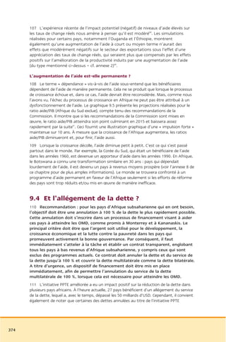 Rapport commission afrique tony blair