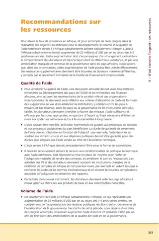 Rapport commission afrique tony blair