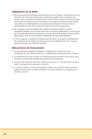 Rapport commission afrique tony blair