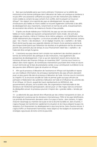 Rapport commission afrique tony blair
