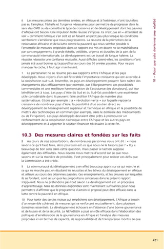 Rapport commission afrique tony blair