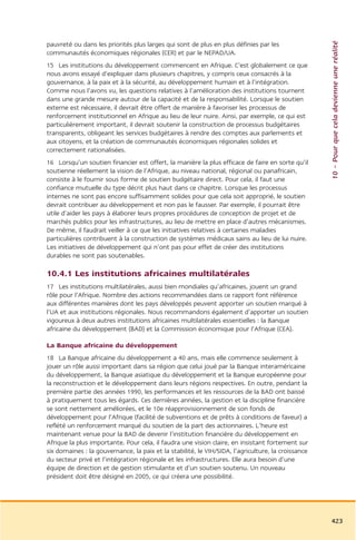 Rapport commission afrique tony blair