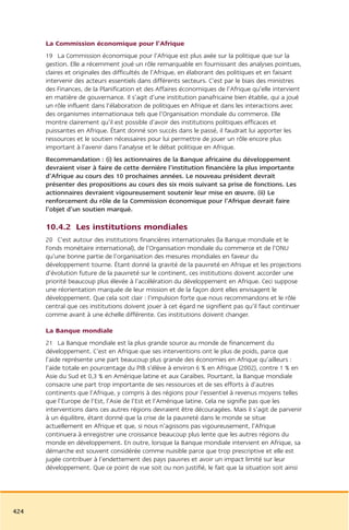 Rapport commission afrique tony blair