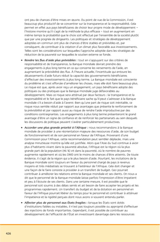 Rapport commission afrique tony blair