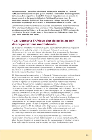 Rapport commission afrique tony blair