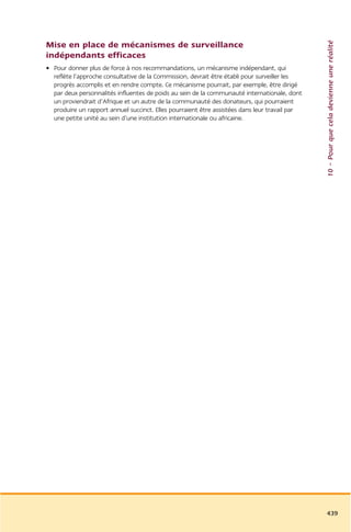 Rapport commission afrique tony blair