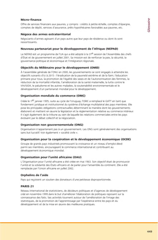 Rapport commission afrique tony blair