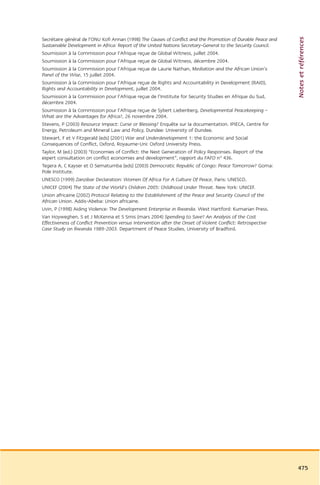 Rapport commission afrique tony blair