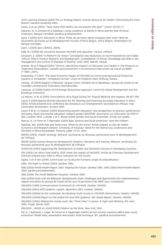 Rapport commission afrique tony blair